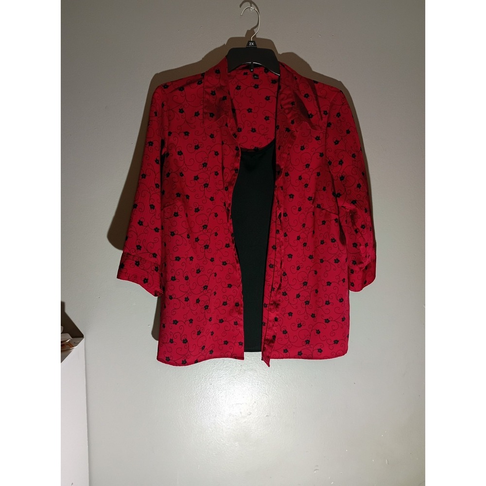 womens button up blouse Size 3X